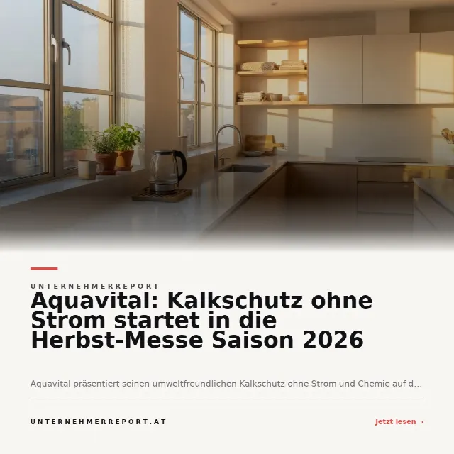 Share-Card fuer Aquavital: Kalkschutz ohne Strom startet in die Herbst-Messe Saison 2026