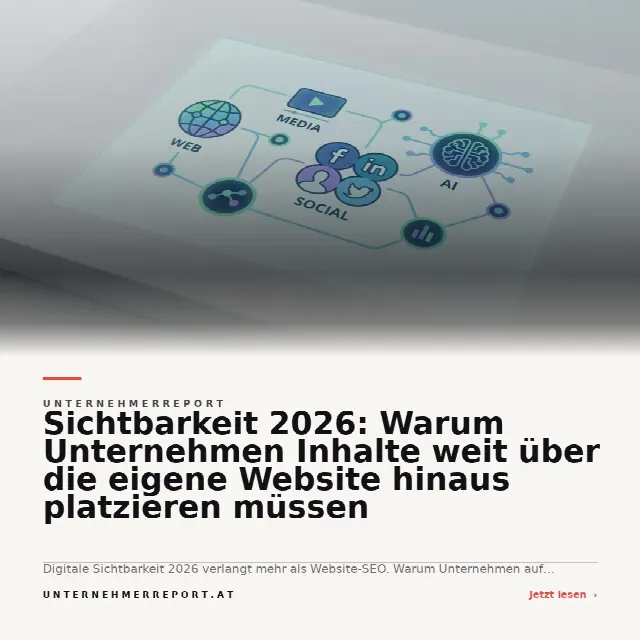 Share-Card fuer Digitale Sichtbarkeit 2026: Erfolgsfaktor Netzwerk statt Website-Isolation