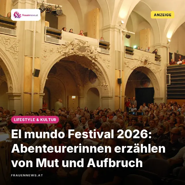 Share-Card fuer El mundo Festival 2026: Abenteurerinnen erzählen von Mut und Aufbruch