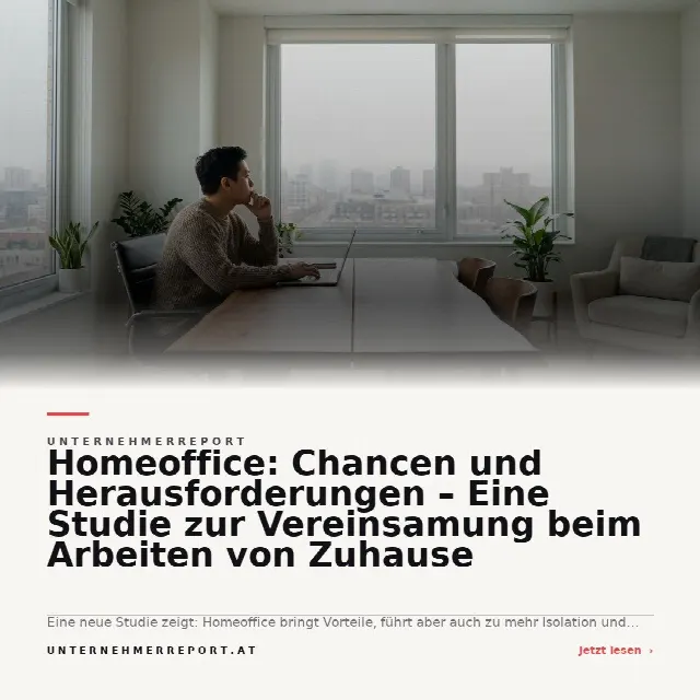 Share-Card fuer Homeoffice im Fokus: Was Flexibilität wirklich kostet – Risiken der Vereinsamung laut Studie