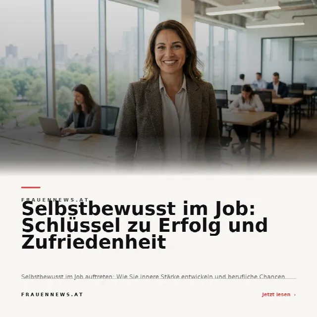 Share-Card fuer Selbstbewusst im Job: Schlüssel zu Erfolg und Zufriedenheit