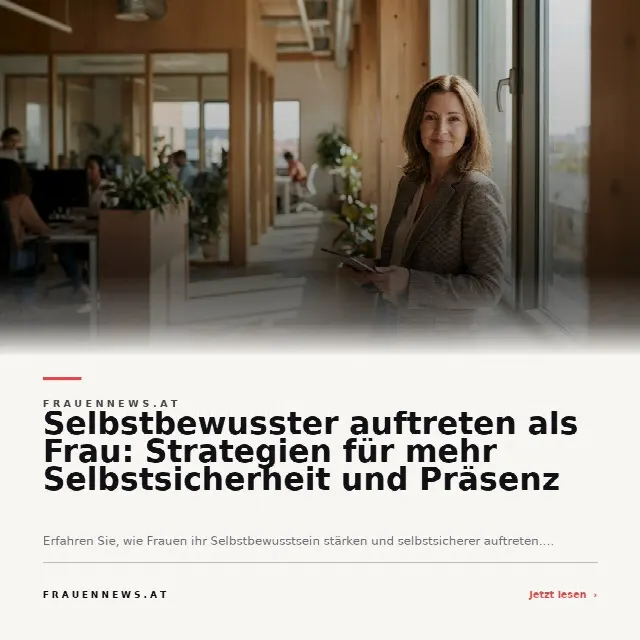 Share-Card fuer Durchsetzungsstark im Job: Wie Frauen selbstbewusst auftreten und gesunde Grenzen setzen